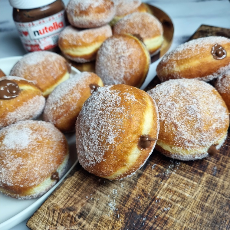 Beignets à la pâte à tartiner