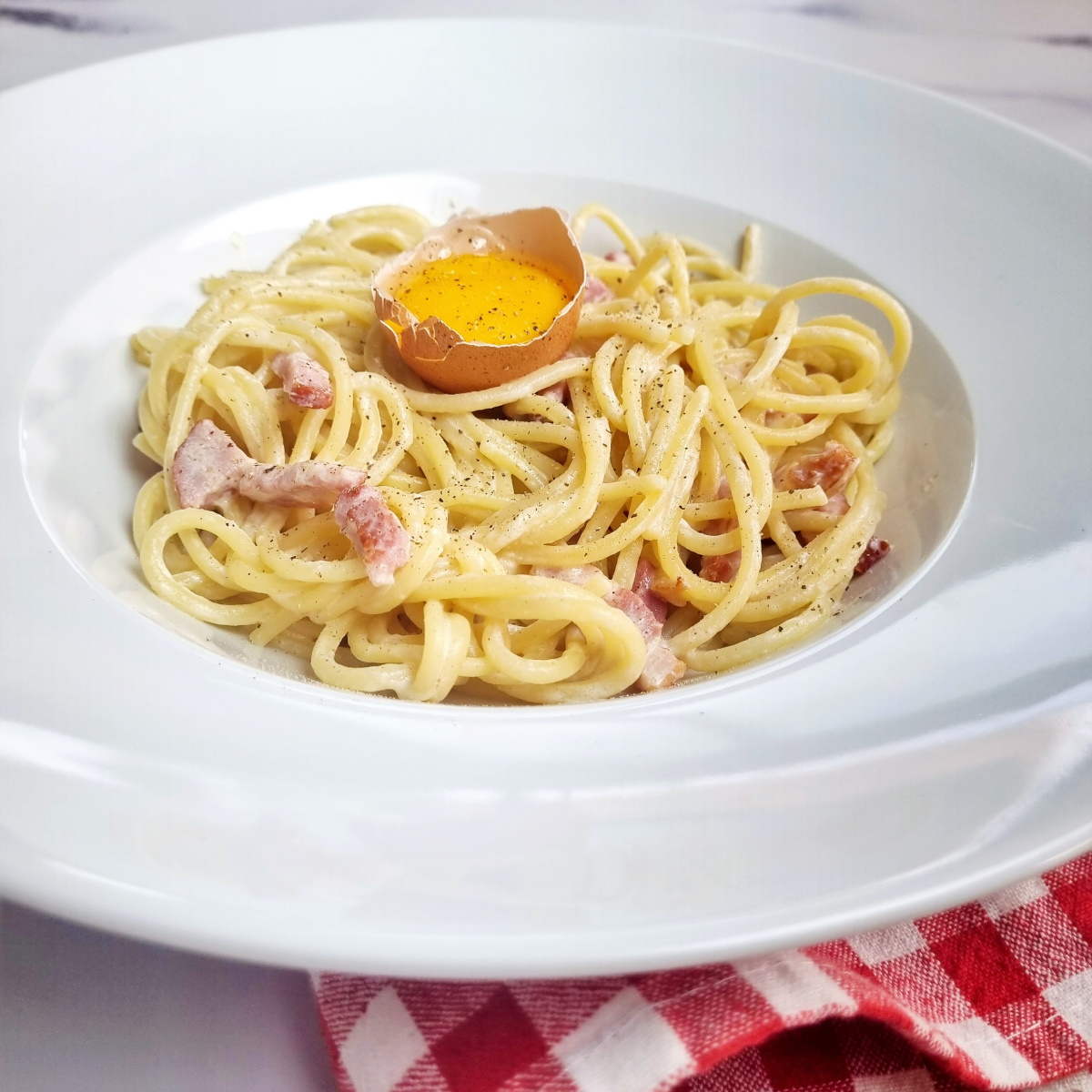 Sauce carbonara à la crème