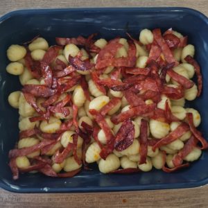 Gnocchi et chorizo