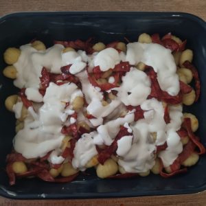 Gratin de gnocchi à la crème