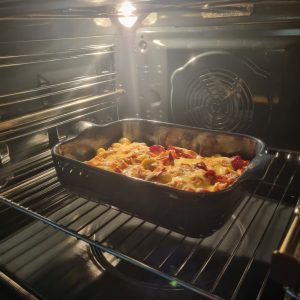 Cuisson du gratin de gnocchi