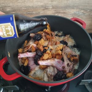 Lapin à la bière brune Chimay