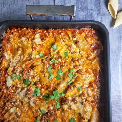 One pan pasta bolognaise Ottolenghi