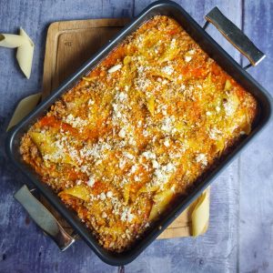 One pan pasta lasagnes bolognaise