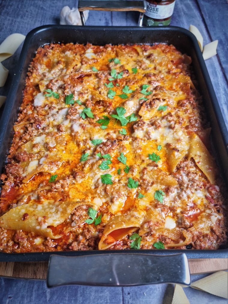 One pan lasagnes bolognaise