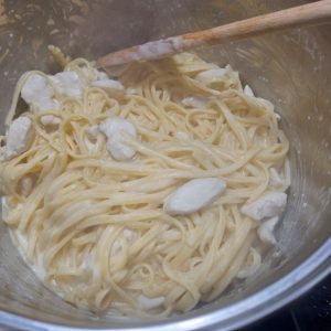 Linguine Alfredo au poulet