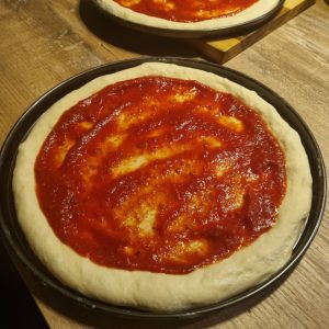 Pizza burger à la tomate