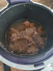 Cuisson de viande pour pot-au-feu au Cookeo