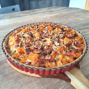 Tarte à la courge butternut