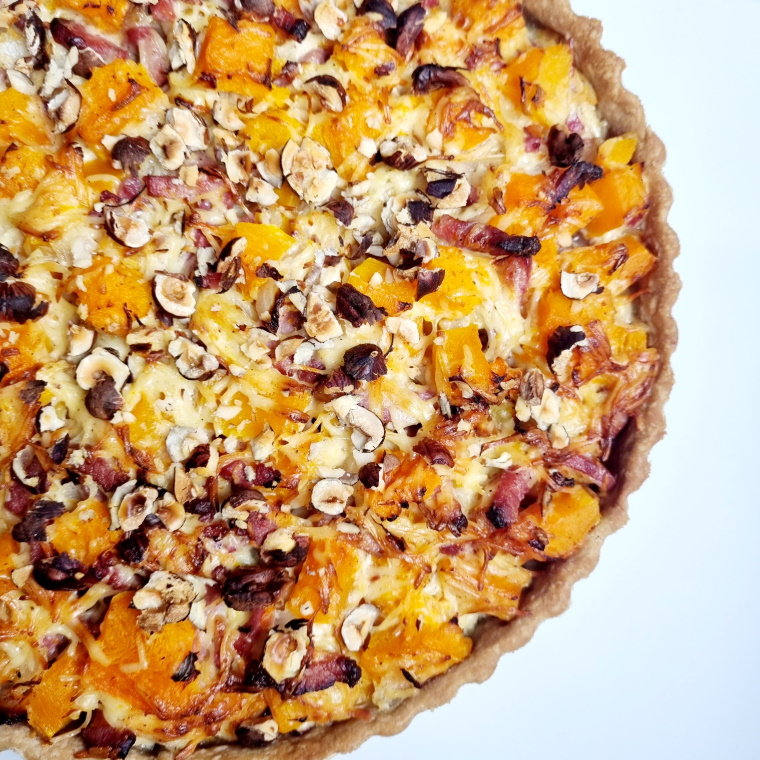 Tarte à la courge butternut