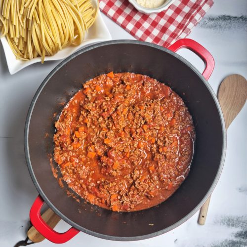 Sauce bolognaise de Cyril Lignac