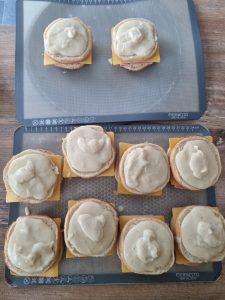 Croque monsieur avec bun