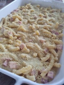 Gratin de pâtes au jambon avec Companion