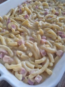 Mac and cheese au jambon