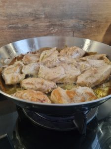 Blanc de poulet grillé à la poêle