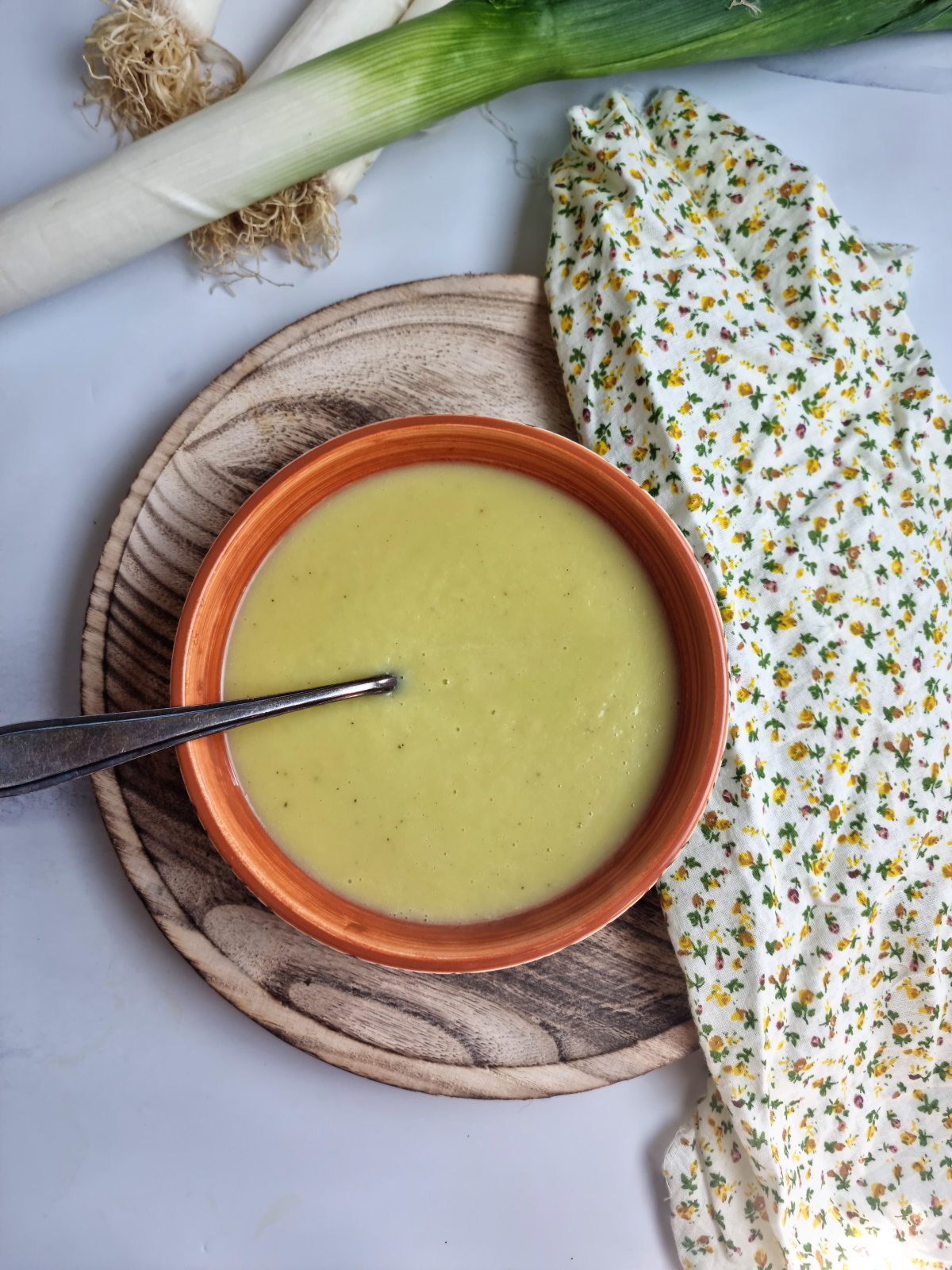 Velouté de panais et poireau