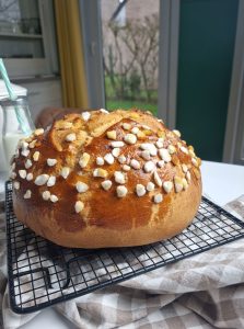 Brioche belge au sucre