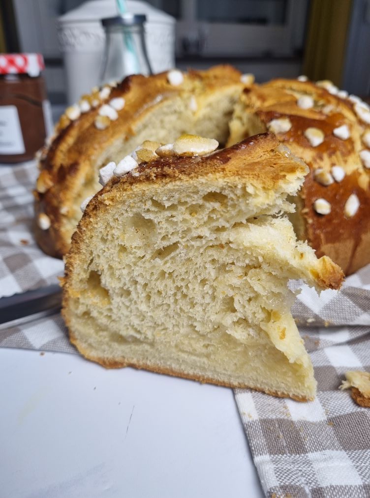 Brioche belge au sucre