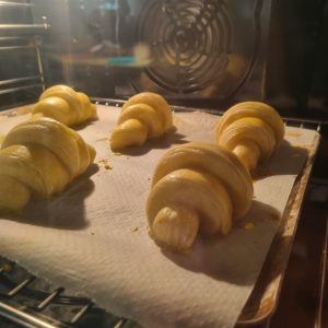 Cuisson des croissants