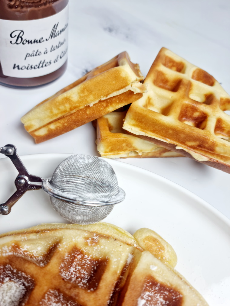 Gaufres au gaufrier rond