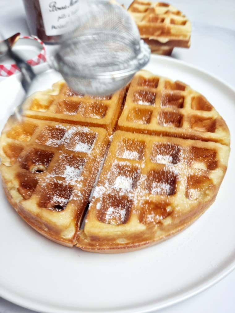 Gaufre au sucre glace