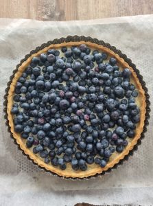 Faire une tarte aux myrtilles