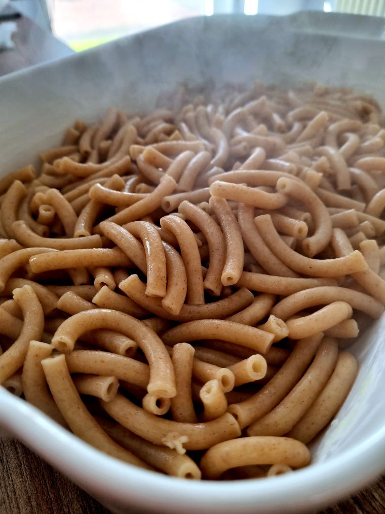 Macaroni à la farine de seigle