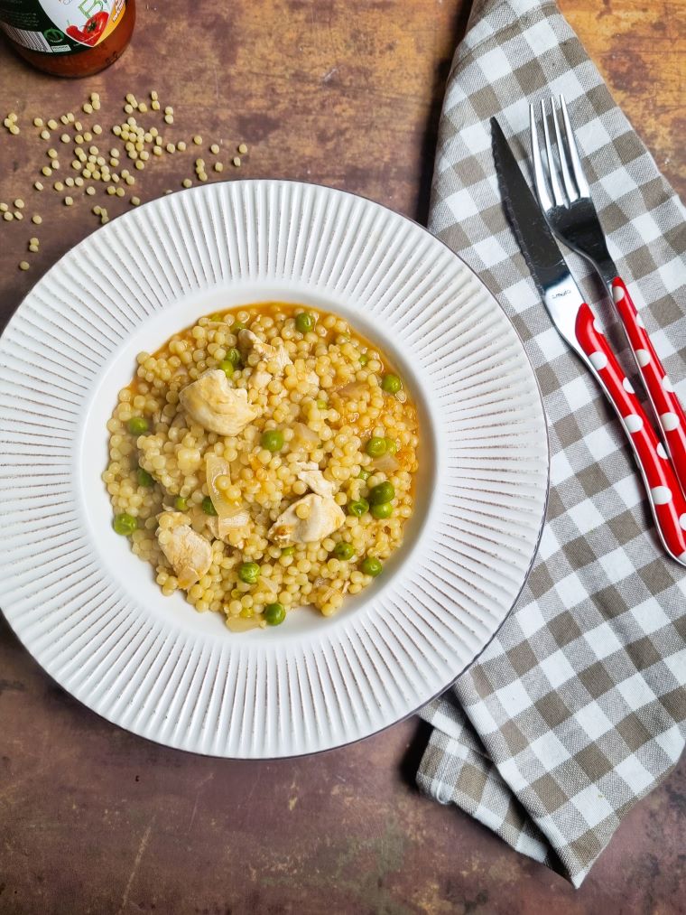 Pâtes plomb façon risotto au Cookeo