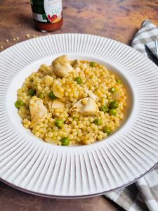 Risotto de pâtes perles au Cookeo