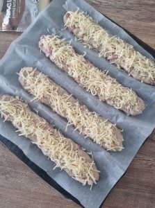 Baguettes gratinées au fromage