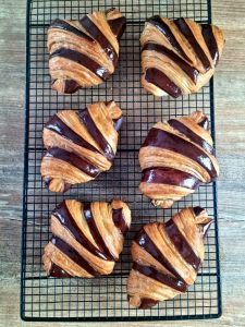 Croissants au cacao