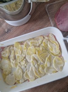 Gratin dauphinois au jambon