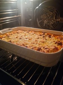 Cuisson des lasagnes à la bolognaise