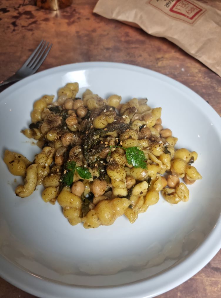 Pâtes aux pois chiches de Ottolenghi