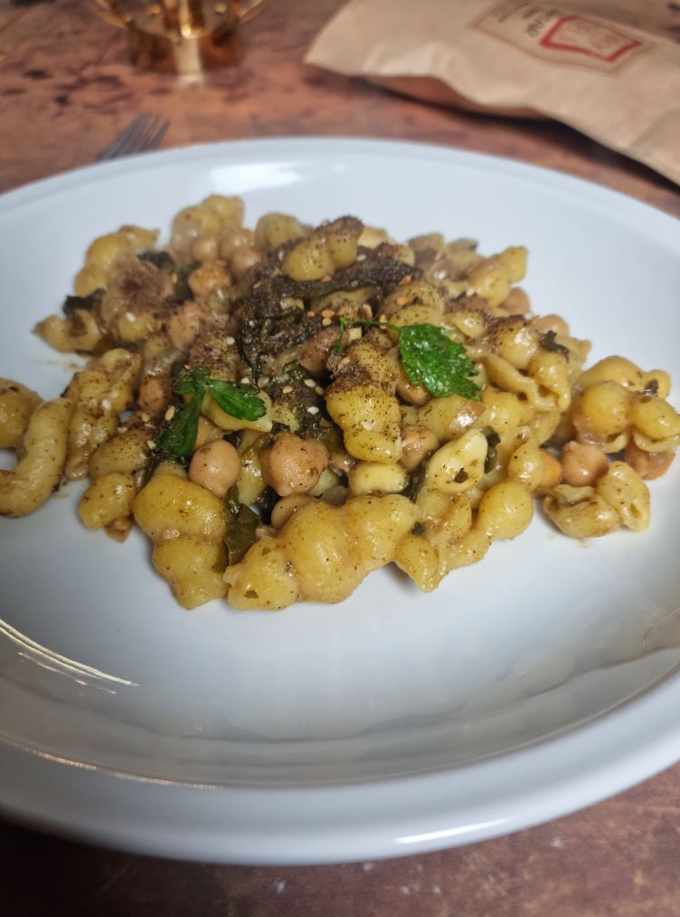 Gnocchi sauce aux pois chiches et zaatar