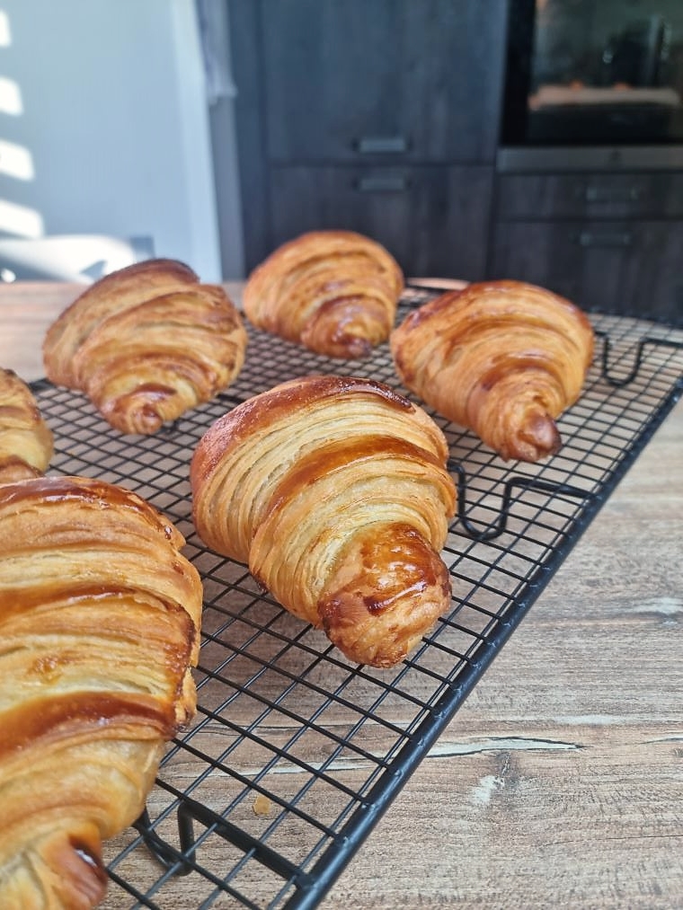 Croissants au laminoir portatif