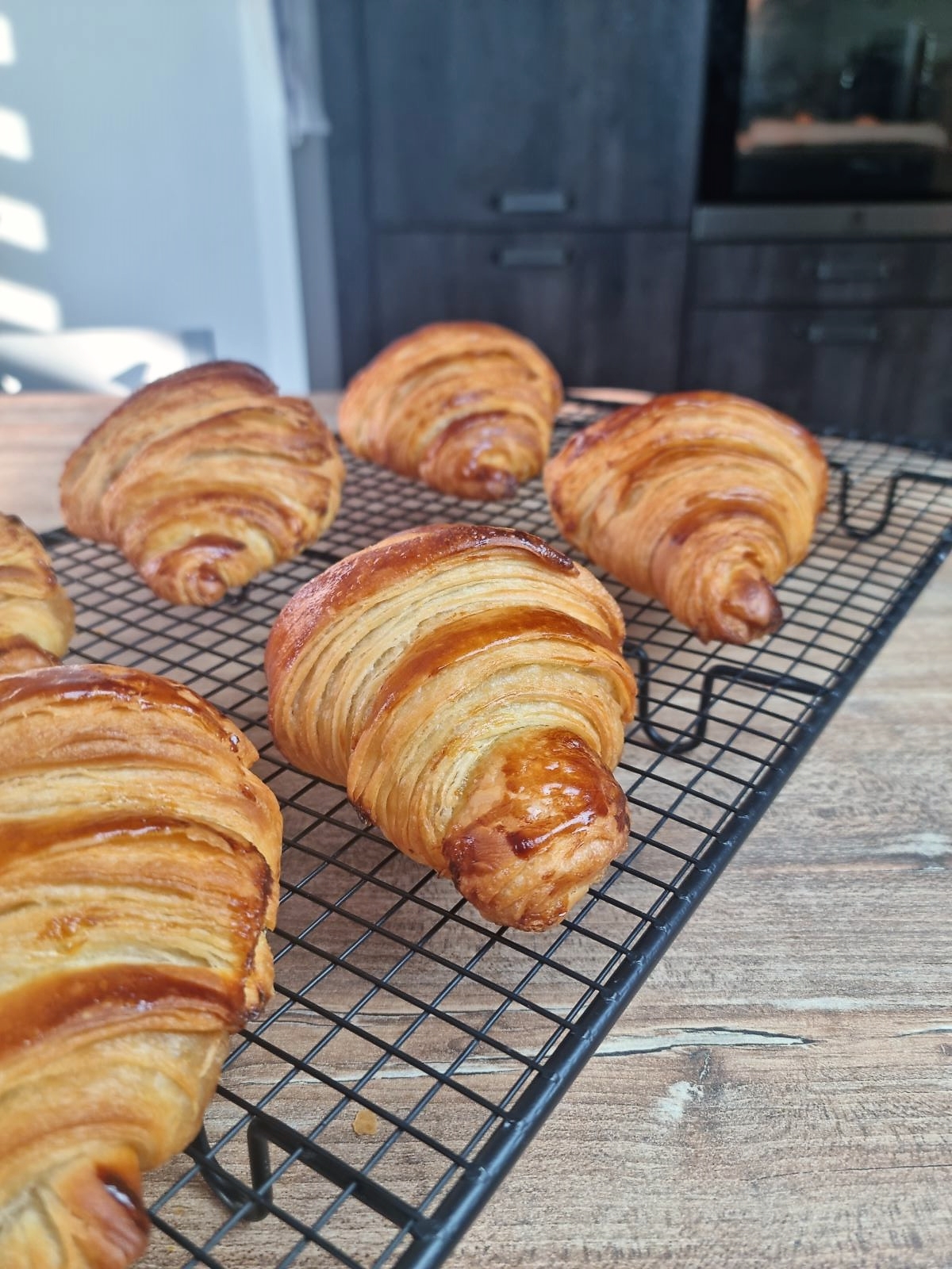 Croissants Lagrue au laminoir