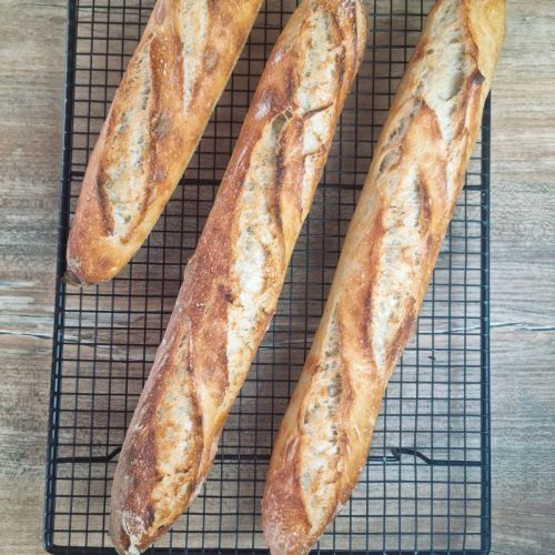 Baguettes de tradition au levain