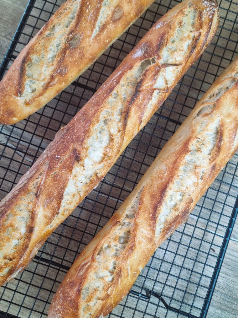 Baguettes au levain naturel