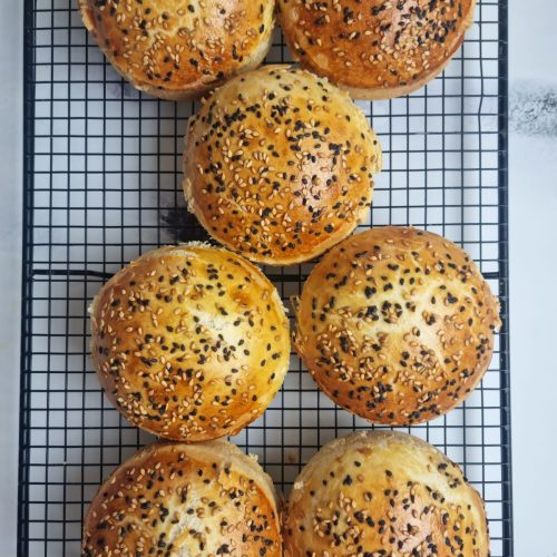 Pain burger au levain