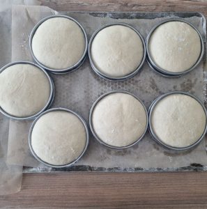 Pousse des buns au levain