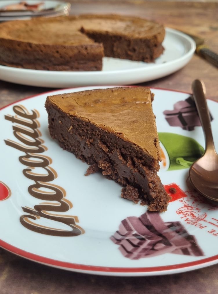 Part de fondant au chocolat