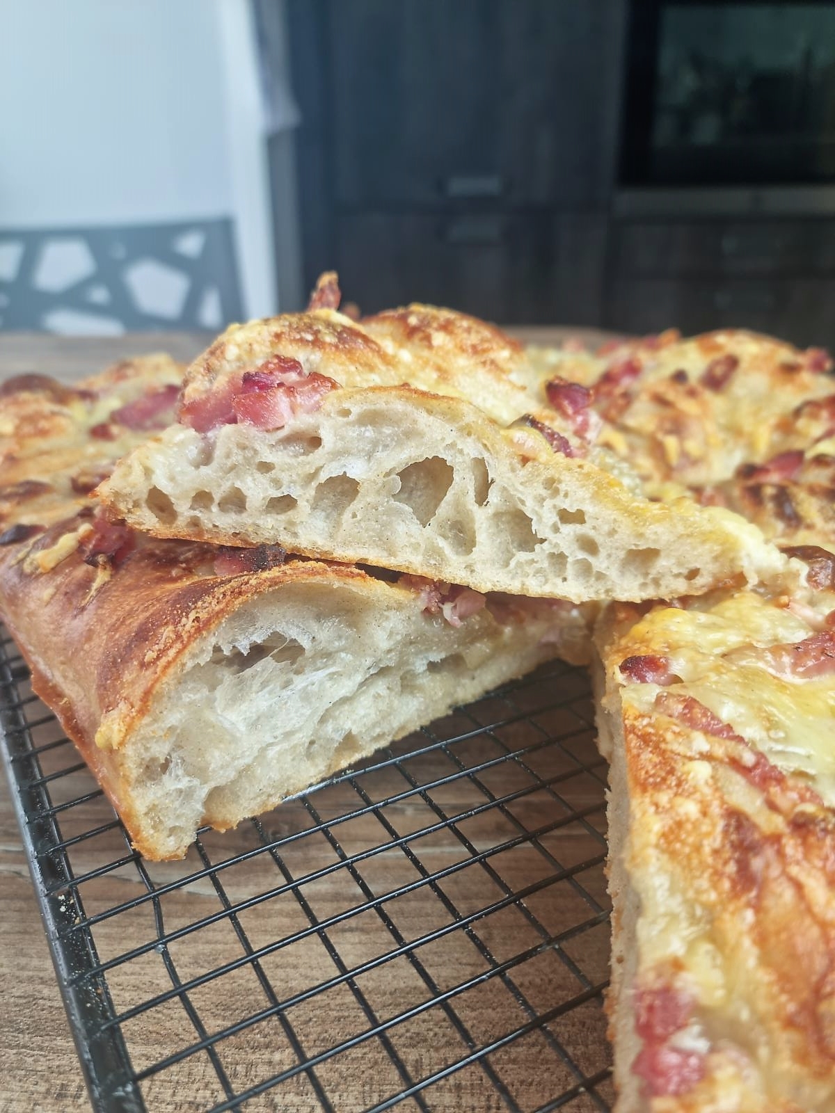 Fougasse au levain pour l'apéritif