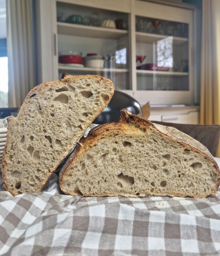 Mie du pain traditionnel au levain