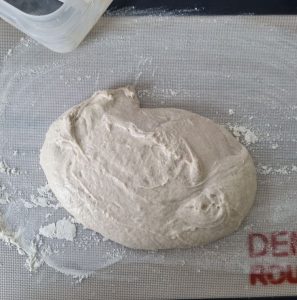 Pâte à fougasse au levain