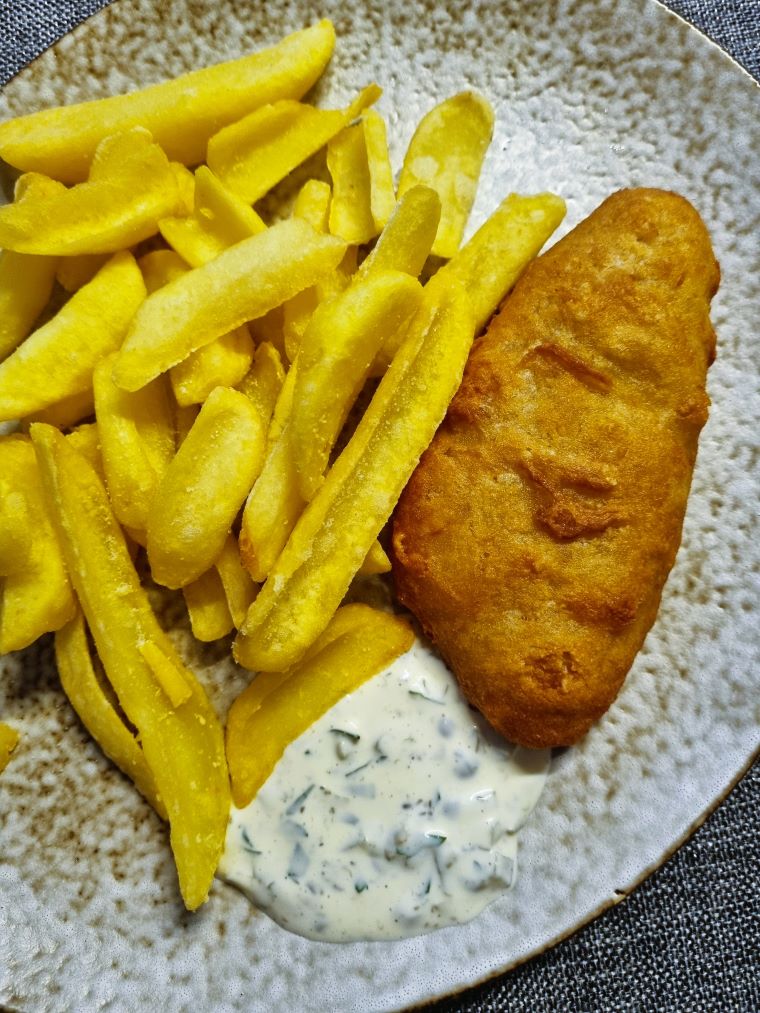 Fish and chips au Ninja Foodi Max