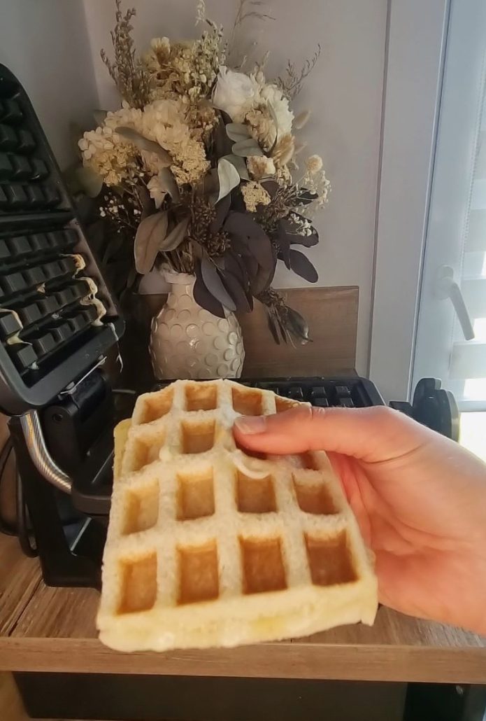 Gaufre croque-monsieur