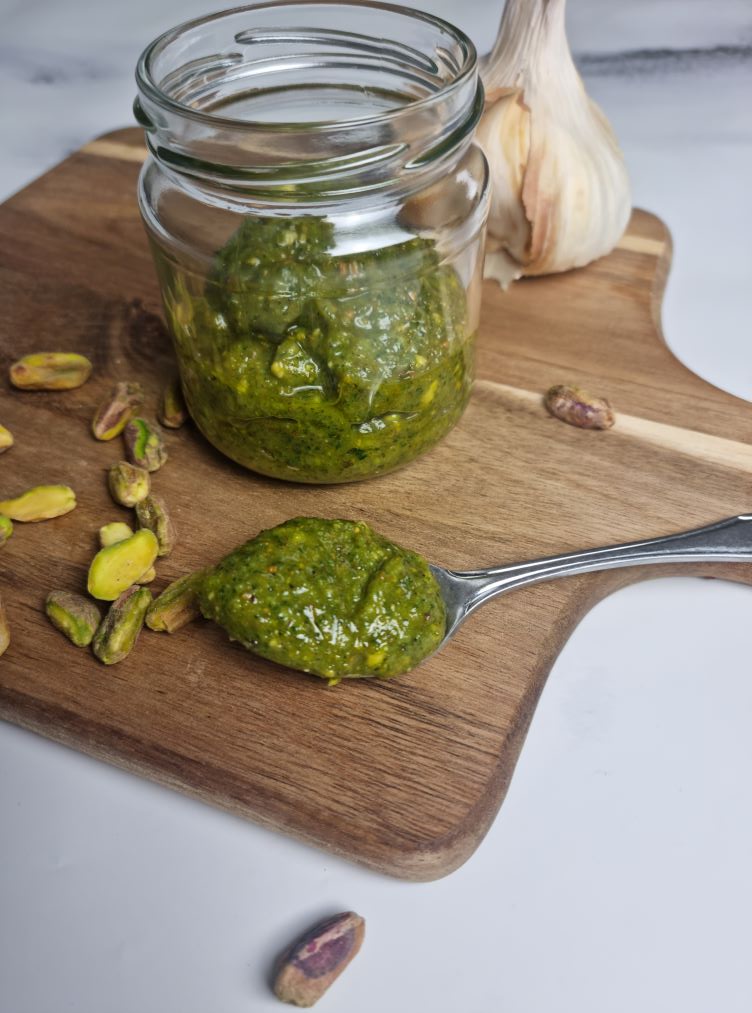 Pesto pistache basilic