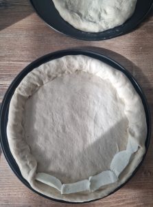 Bordure de pizza à la mozzarella