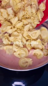 Tortellini et sauce tomate mascarpone